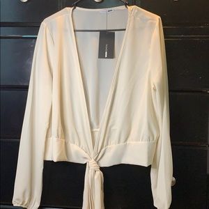 Fashion Nova Cream cardigan